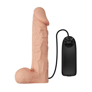 Imbracatura regolabile con dildo vibrante morbido e flessibile
